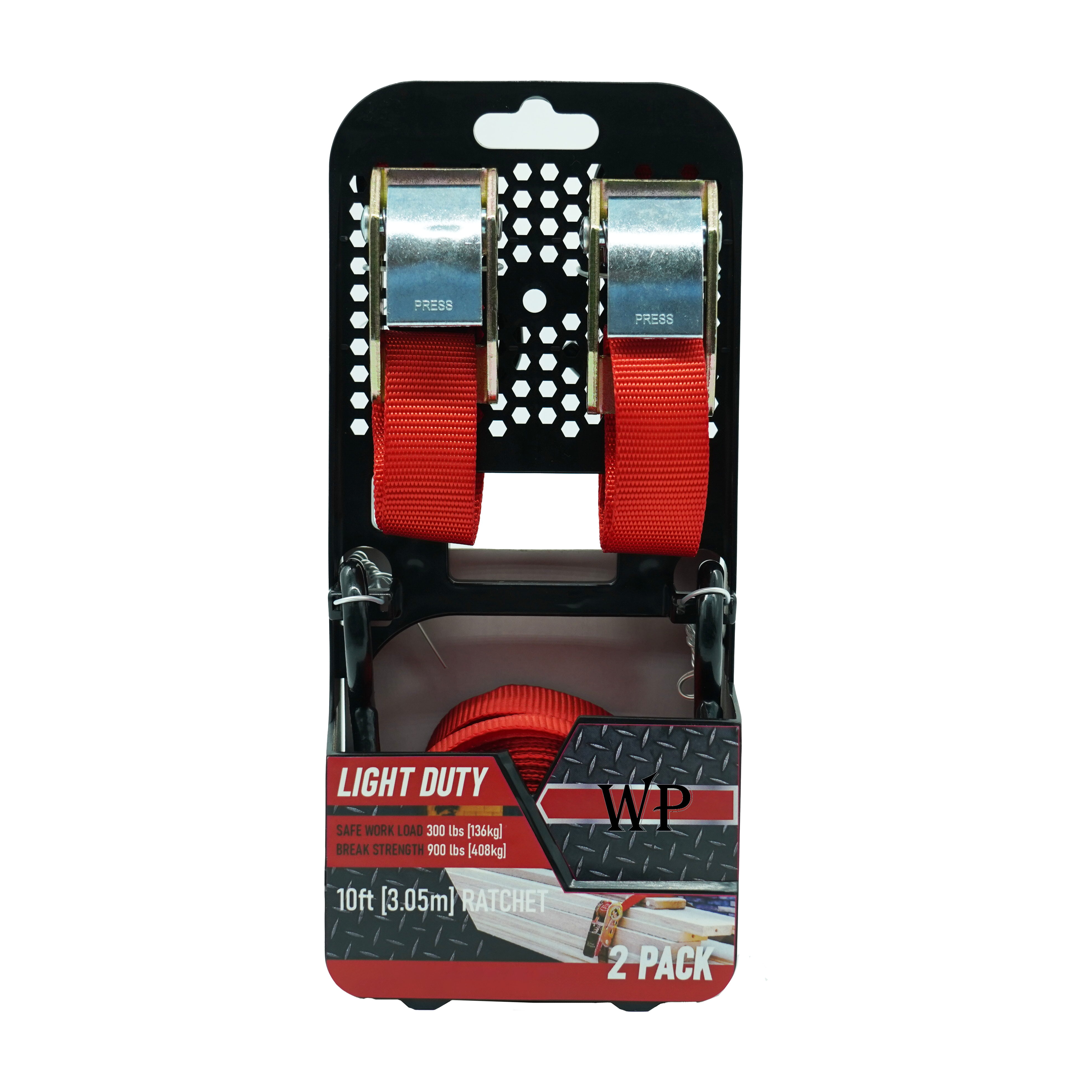Light Duty – 10FT 900LB Cam Buckle Straps