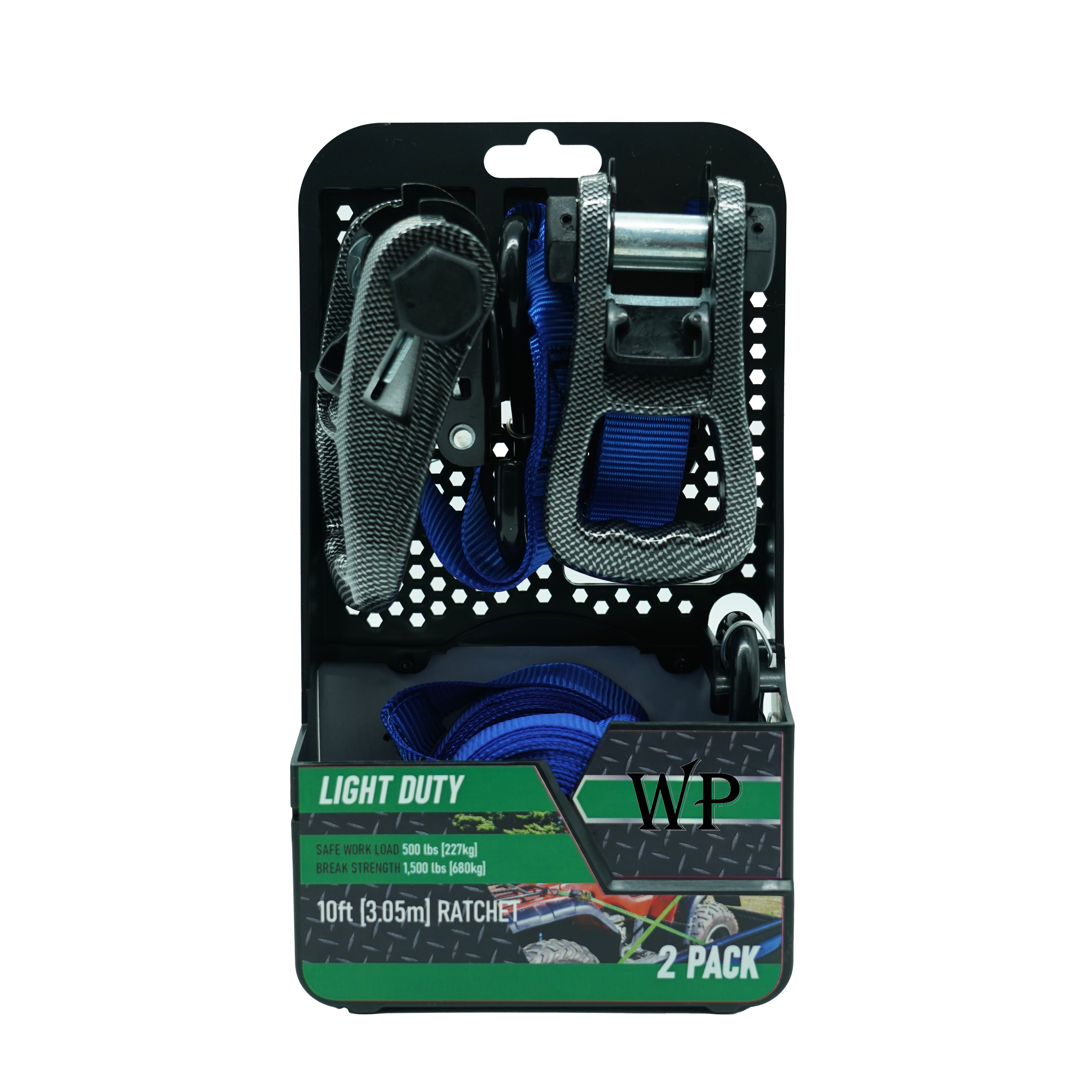Light Duty – 10FT 1500LB Ratchet Straps