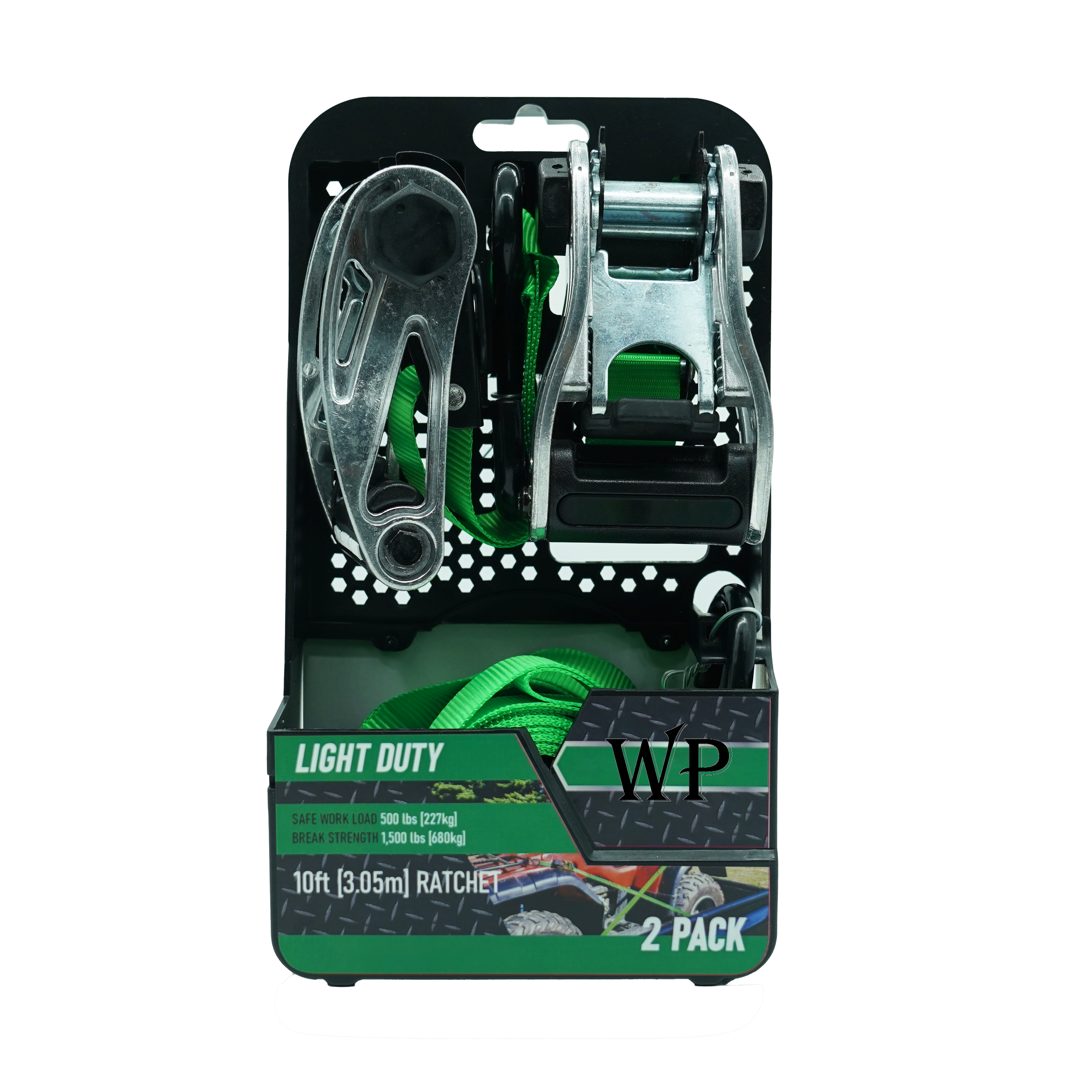 Light Duty – 10FT 1500LB Ratchet Straps