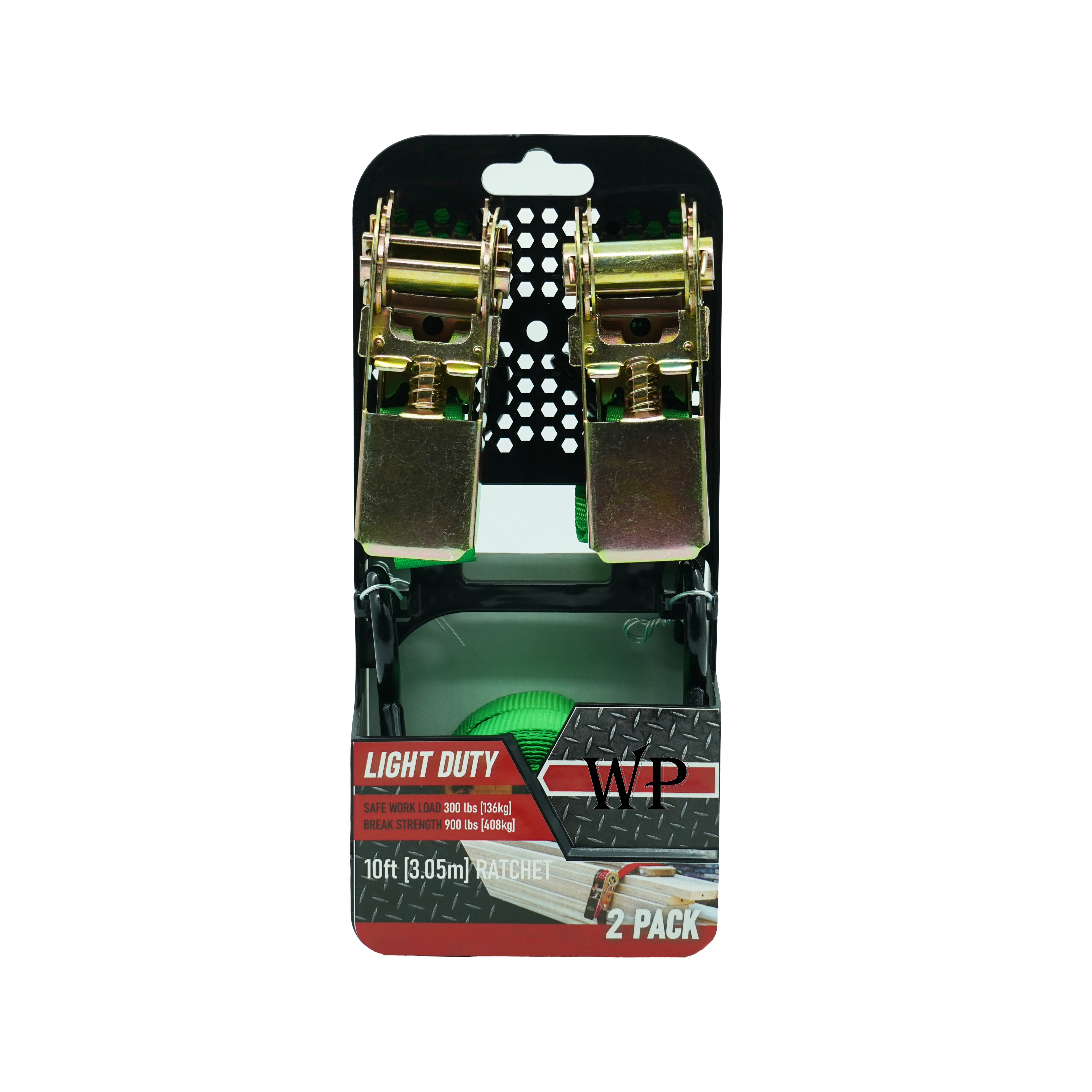 Light Duty – 10FT 900LB Ratchet Straps